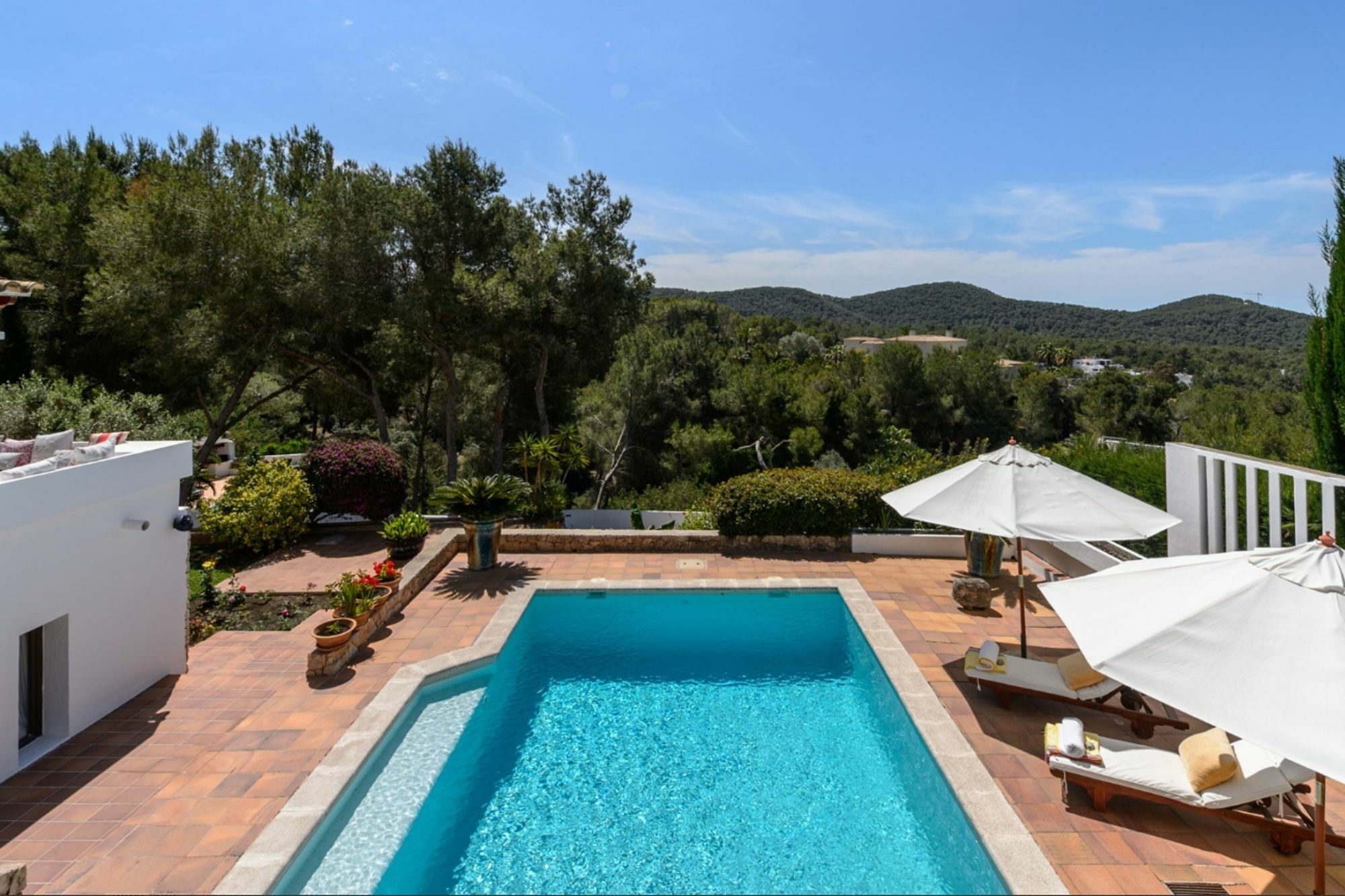 House With 5 In Furnet With Wonderful Sea View, Private Pool, Enclo... Santa Eularia des Riu